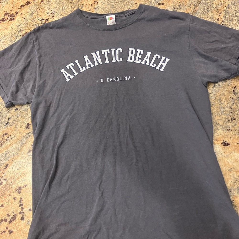 Atlantic Beach N.C. T- shirt, size M, color blue - grey